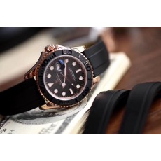 로렉스 요트마스터 에버로즈 골드 블랙 다이얼 42mm 904L