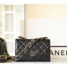 샤넬 23K 19 체인 더블 포켓 플랩백 13*18*6cm
