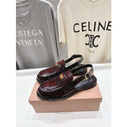 미우미우 26ss 슬링백 로퍼 