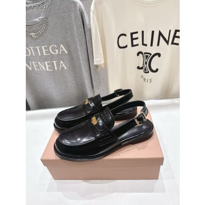 미우미우 26ss 슬링백 로퍼 